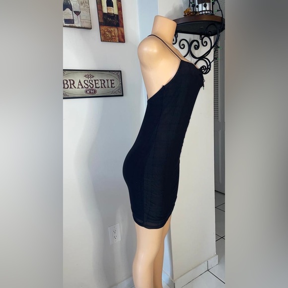Open-backed Bodycon Dress black M - Picture 2 of 9